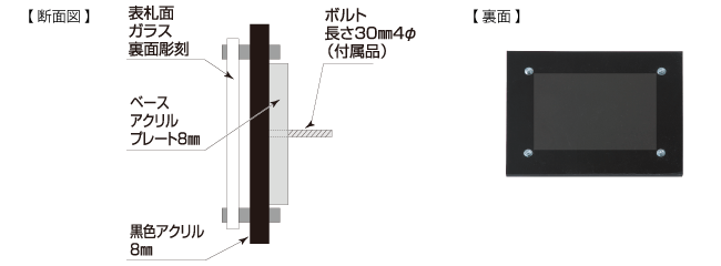 アートガラス　サイズ