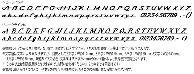 専用書体