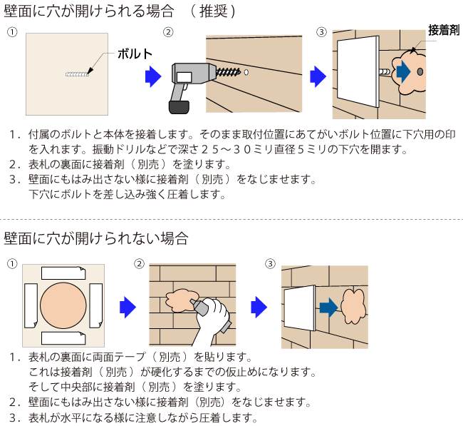 取り付けAE