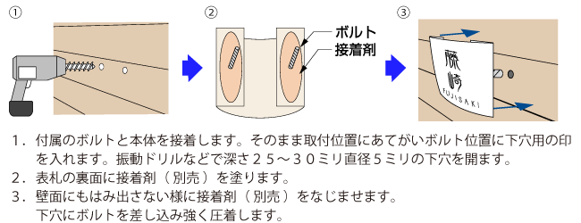 取り付けD