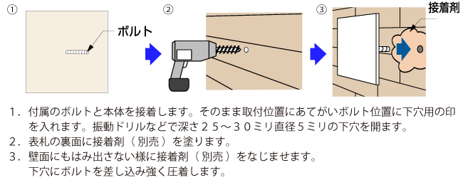 取り付けD