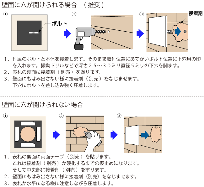 取り付けD